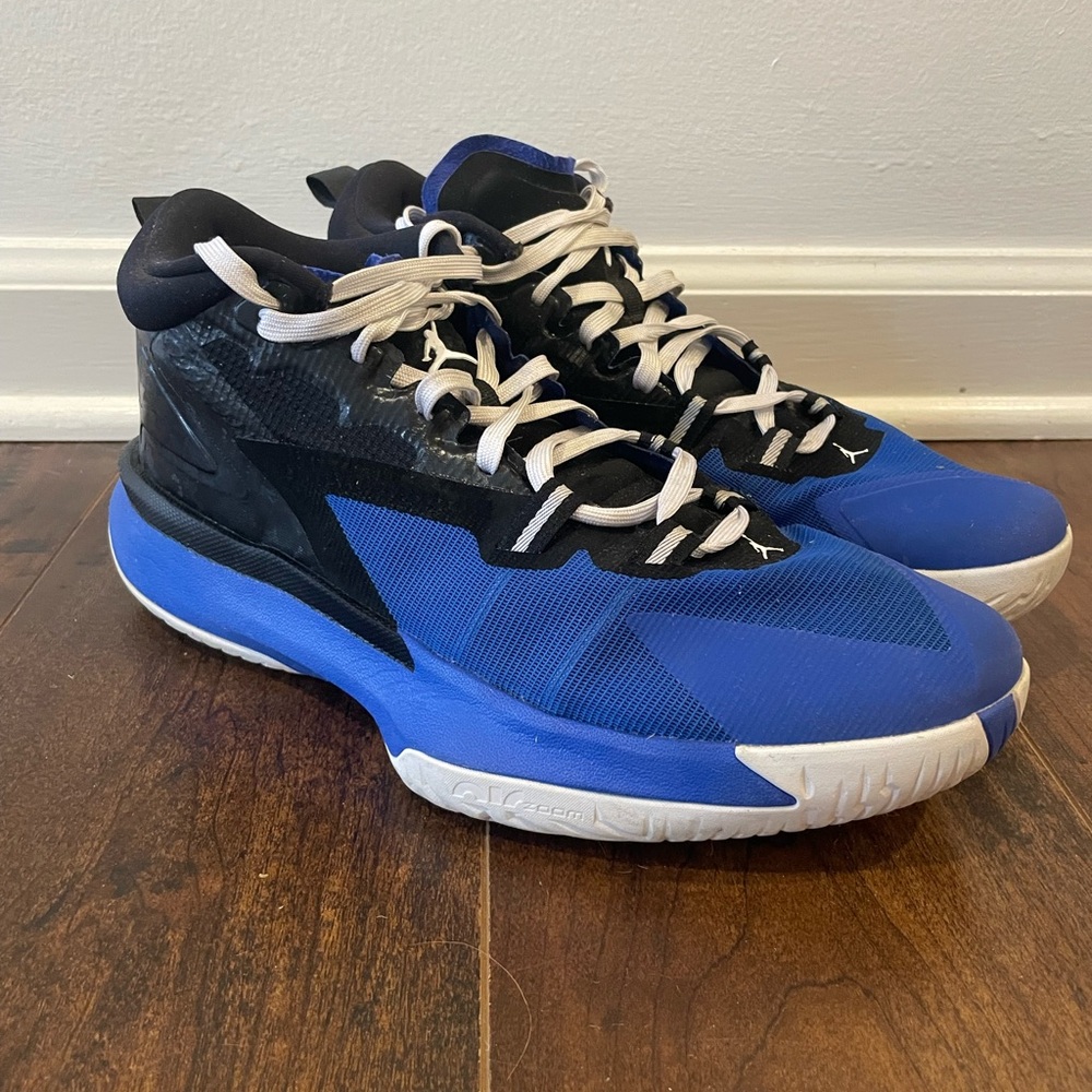 Men's Nike/Jordan Zion 1 Blue and Black Men’s Basketball Shoes Sz 11.5